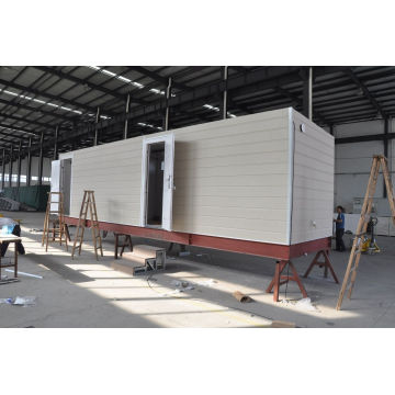 Casas modulares da casa pré-fabricada da armação de aço para a casa de protetor